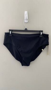 New Summersalt Women's chlhr-ner Bikini Bottoms, Black Size 14
